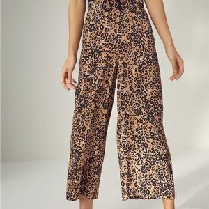 Artizia Wilfred Faun palazzo pant in Almond/black